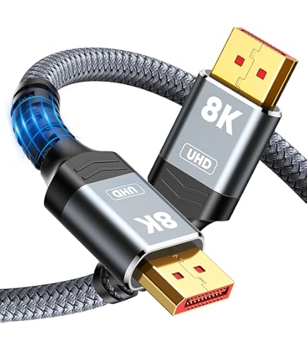 PCケーブル・コネクタ WLGQ Displayport 1.4 cable 8K@60Hz 4K@ Amazon.com: LINKUP - DisplayPort DP8K DP1.4 Cable (VESA Certified
